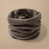 100% Cashmere Infinity Scarf Soft Knit Neck Warmer Winter Snood