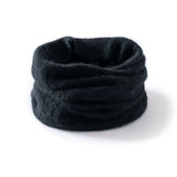 100% Cashmere Infinity Neck Warmer Soft Knit Ribbed Snood Scarf