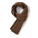 Classic 100% Cashmere Knit Scarf Soft Lightweight Winter Scarf