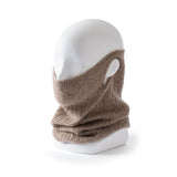 Cashmere Neck Warmer Face Cover Windproof Ear Loop Winter Gaiter