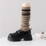 Women’s Ribbed Knit Leg Warmers Winter Slouchy Sock Sleeves