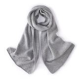 100% Cashmere Classic Knit Scarf Soft Lightweight Winter Wrap for Women & Men