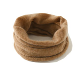 100% Cashmere Infinity Loop Scarf Lightweight Ribbed Neck Warmer