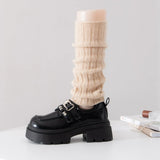 100% Pure Cashmere Ribbed Leg Warmers Knit Ankle & Calf Warmers