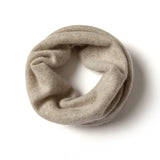100% Cashmere Infinity Neck Gaiter  Soft Lightweight Knit Neck Warmer