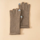 100% Cashmere Touchscreen Gloves Knit Winter Smartphone Gloves