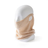 Cashmere Neck Warmer Face Cover Windproof Ear Loop Winter Gaiter