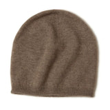 100% Cashmere Beanie Hat Soft Knit Winter Cap Slouchy Beanie Unisex