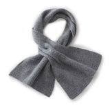 Unisex 100% Cashmere Pull-Through Scarf Winter Warm Knit Neck Scarf