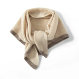 100% Cashmere Poncho Shawl Knit Cape Wrap Sweater for Women