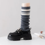 Women’s Ribbed Knit Leg Warmers Winter Slouchy Sock Sleeves