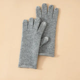 100% Cashmere Touchscreen Gloves Knit Winter Smartphone Gloves