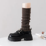 100% Pure Cashmere Ribbed Leg Warmers Knit Ankle & Calf Warmers