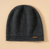 100% Cashmere Beanie Hat Knit Winter Hat for Women & Men