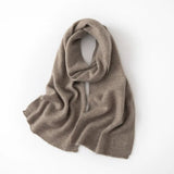 100% Cashmere Knit Scarf Long Thick Soft Scarf for Women & Men