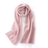 100% Cashmere Ribbed Knit Thick Long Winter Scarf for Women & Men