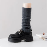 100% Pure Cashmere Ribbed Leg Warmers Knit Ankle & Calf Warmers