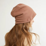 100% Cashmere Soft Lightweight Knit Winter Cap Oversized Slouchy Beanie Hat