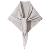 Soft Warm Knit Wrap 100% Cashmere Triangle Shawl for Women