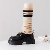 Women’s Ribbed Knit Leg Warmers Winter Slouchy Sock Sleeves