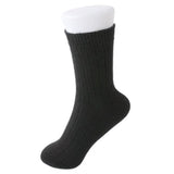 100% Cashmere Ribbed Crew Socks for Men and Women